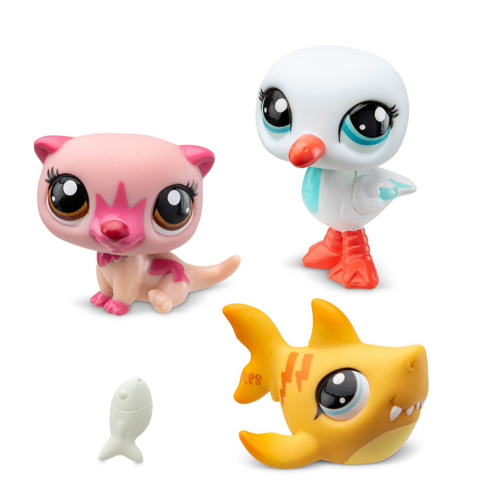 Littlest Pet Shop - Paquete de 3 mascotas #41-#43 