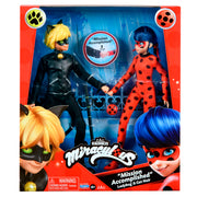 Ladybug - 2-pack of Ladybug and Cat Noir dolls