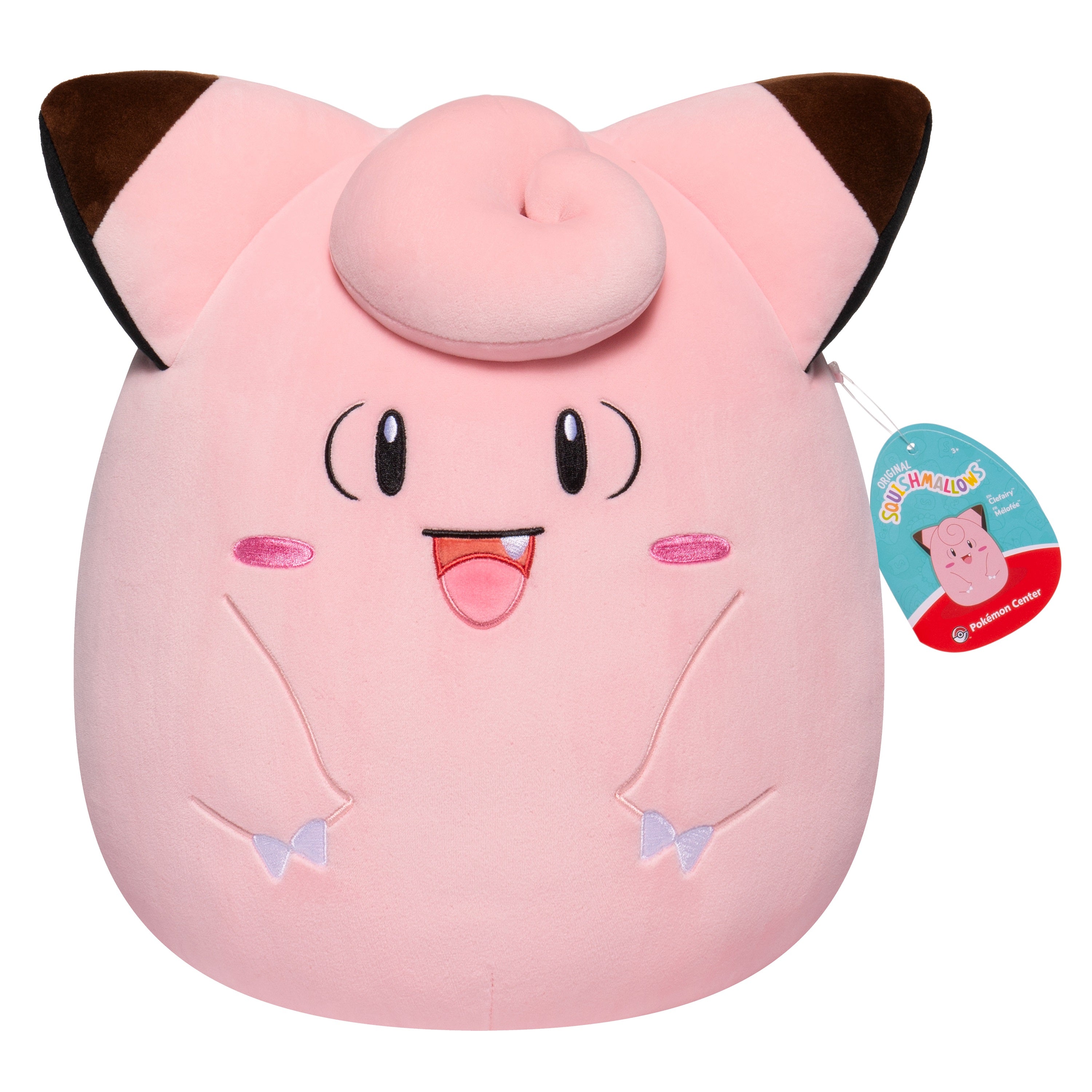 Pokémon Squishmallows Plush Toy - Clefairy (10 inches)