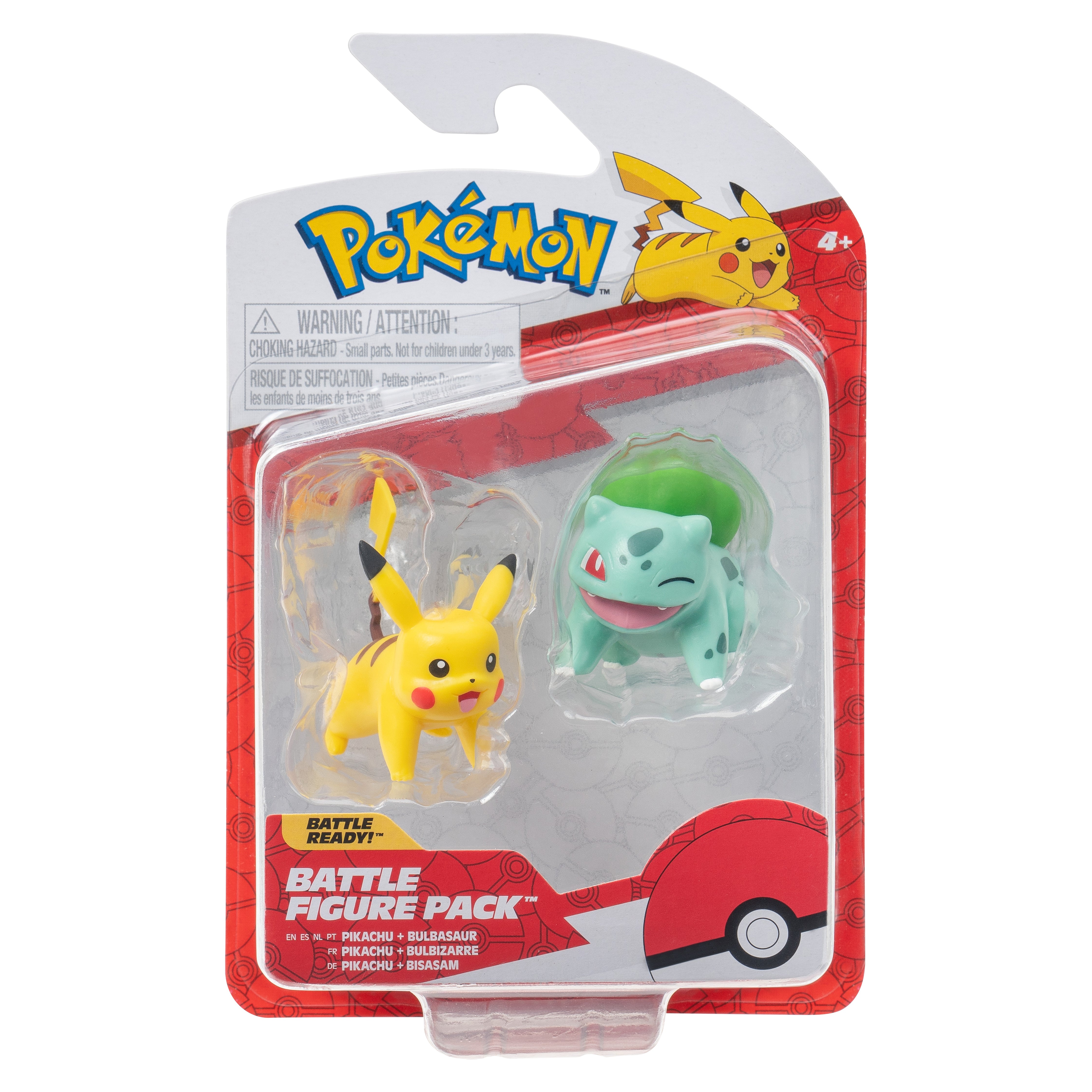 Pokémon Battle Ready Figure Pack 2 - Pikachu x Bullbasaur