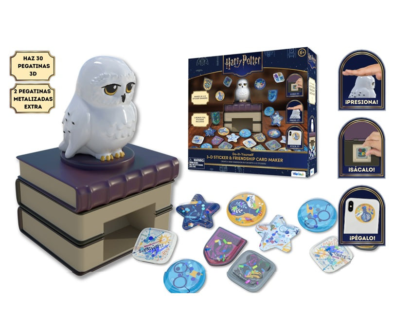 Cria os teus autocolantes 3D Harry Potter