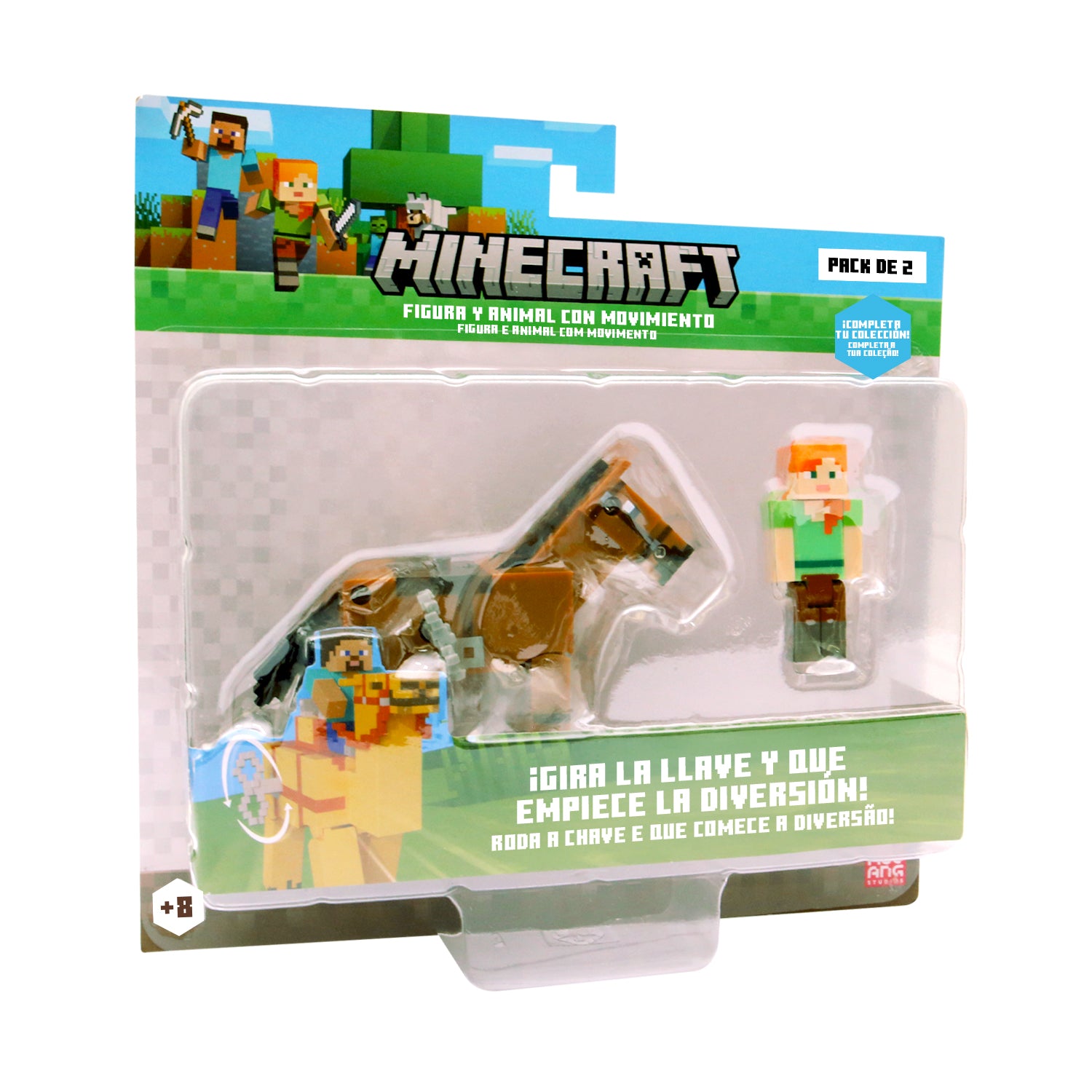 Minecraft - Figura e Animal com Movimento