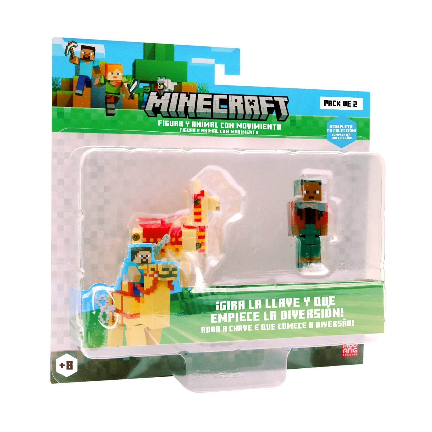Minecraft - Figura e Animal com Movimento
