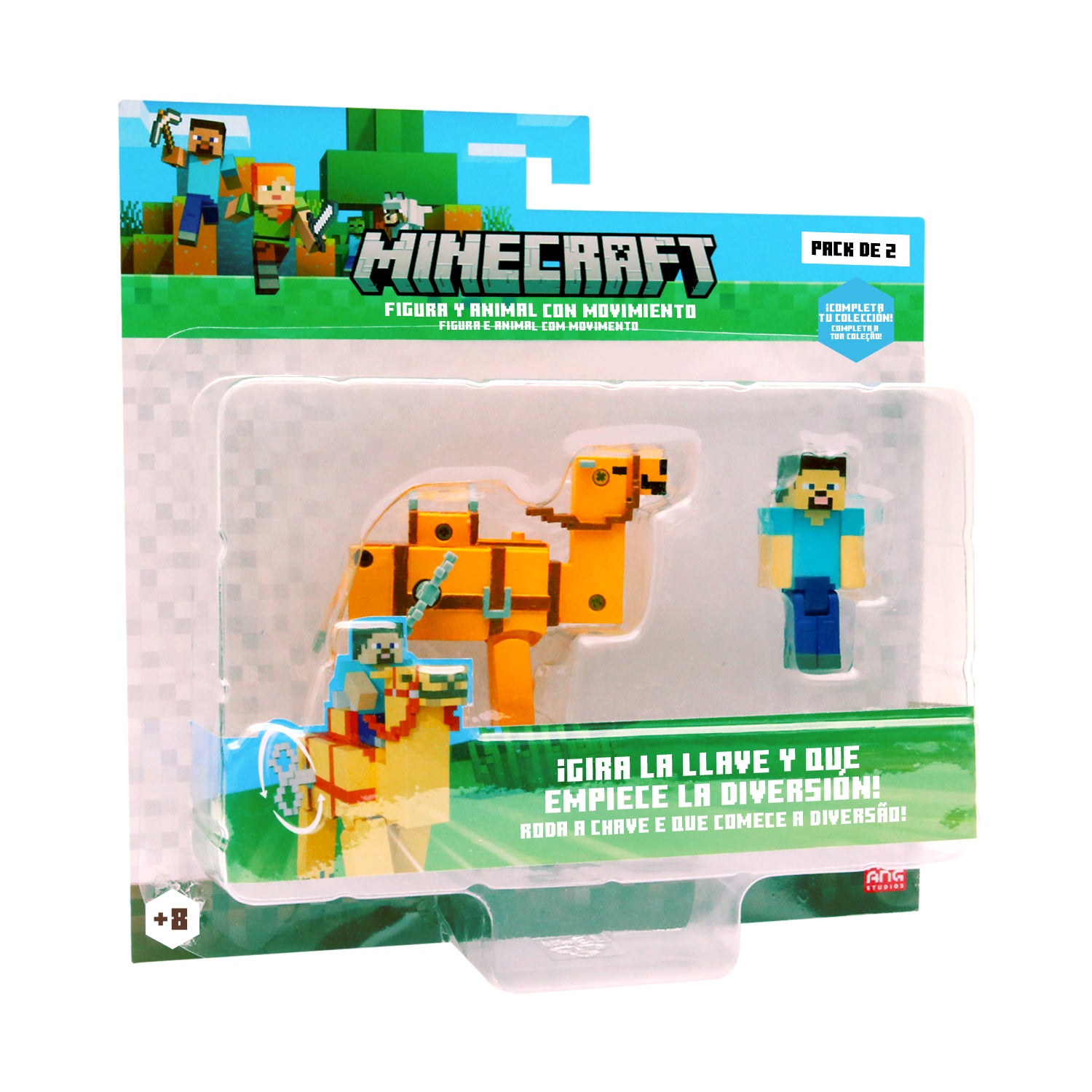 Minecraft - Figura e Animal com Movimento