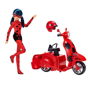 Ladybug Scooter and 1 Ladybug Doll