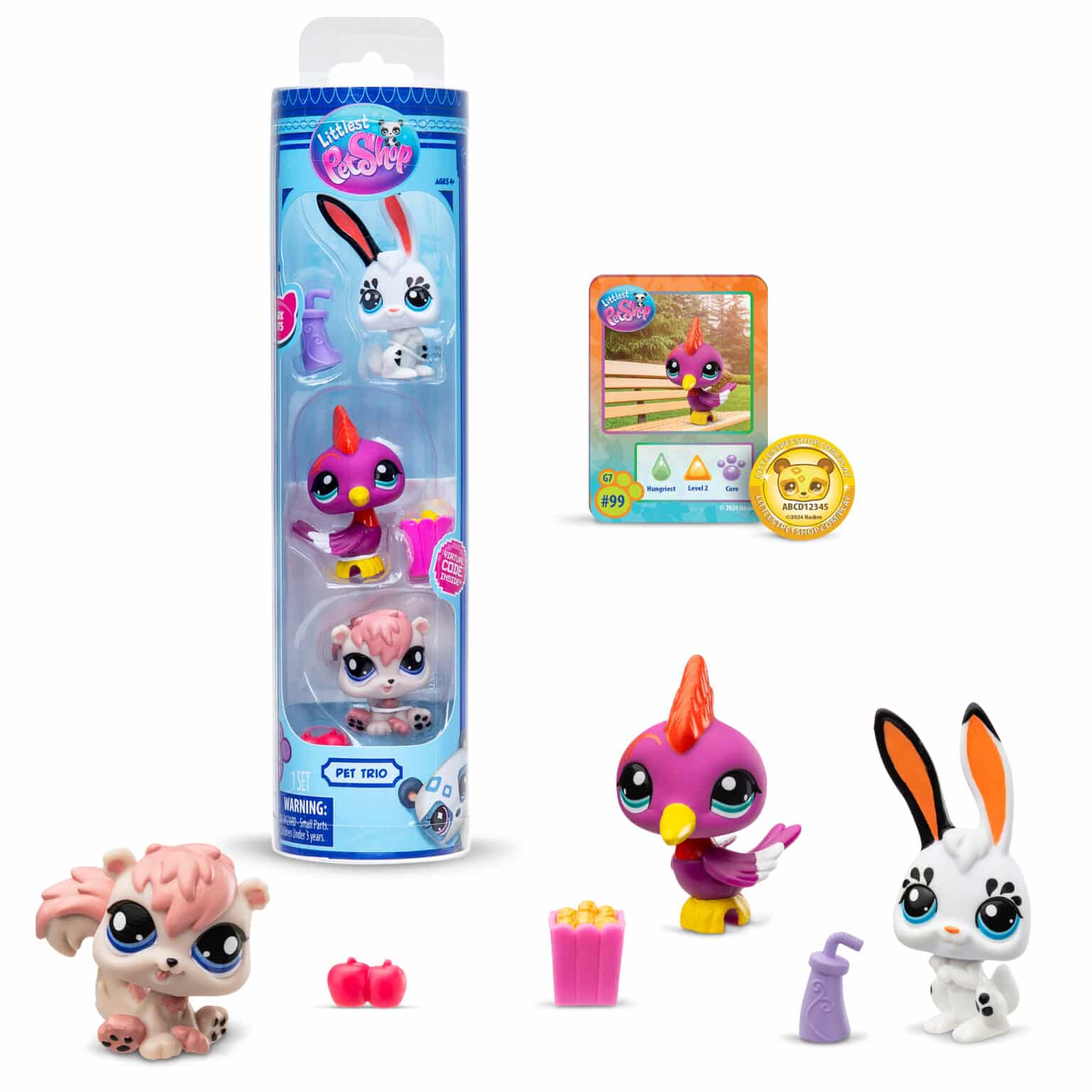 Littlest Pet Shop - Pack of 3 Pets #99-#101 