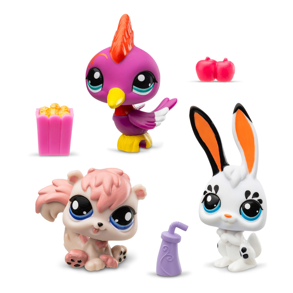 Littlest Pet Shop - Pack of 3 Pets #99-#101 