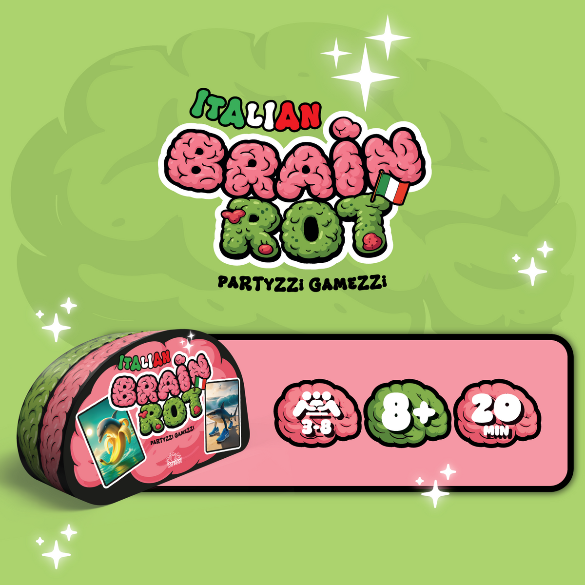 Brain Rote Meme Italian Brain Rot - Memes Card Game – Creative Toys Portugal