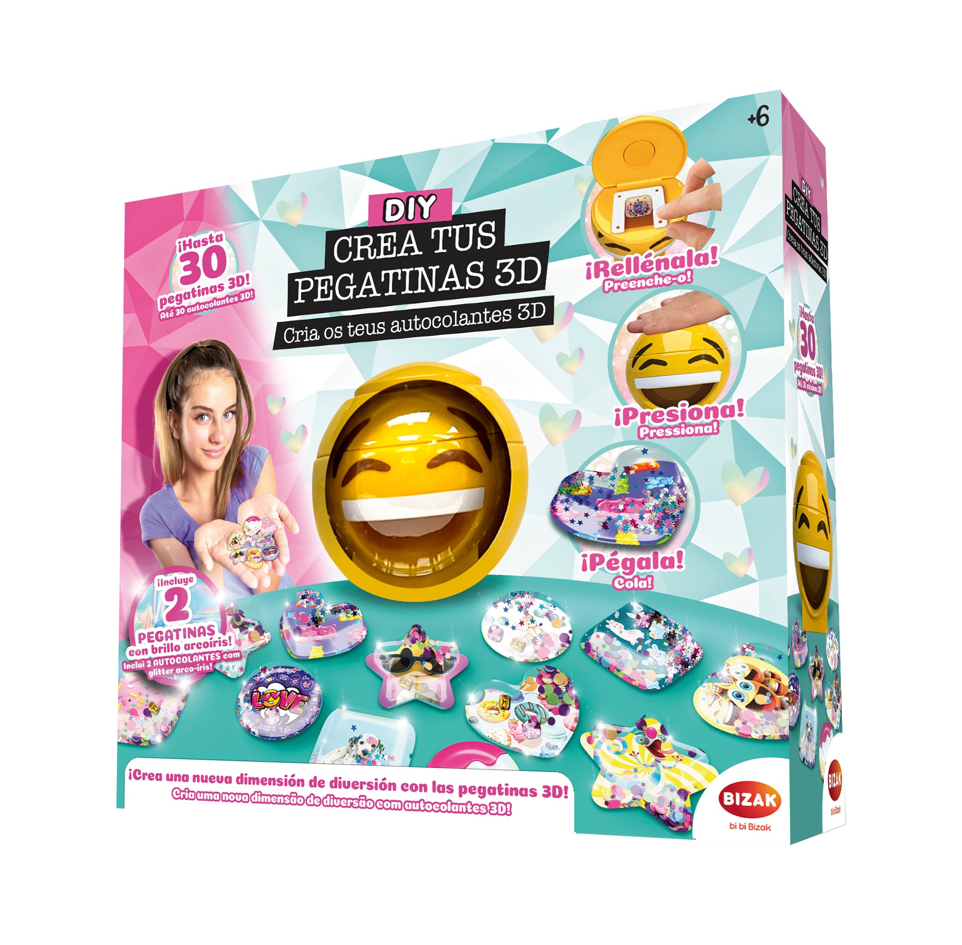 Cria os teus autocolantes 3D