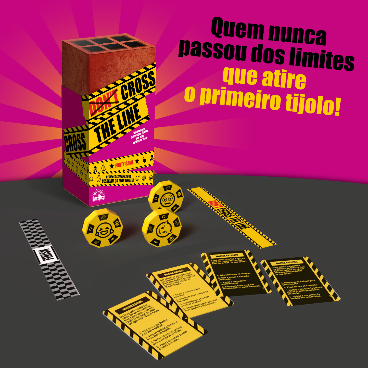 CROSS THE LINE - Creative Live Games