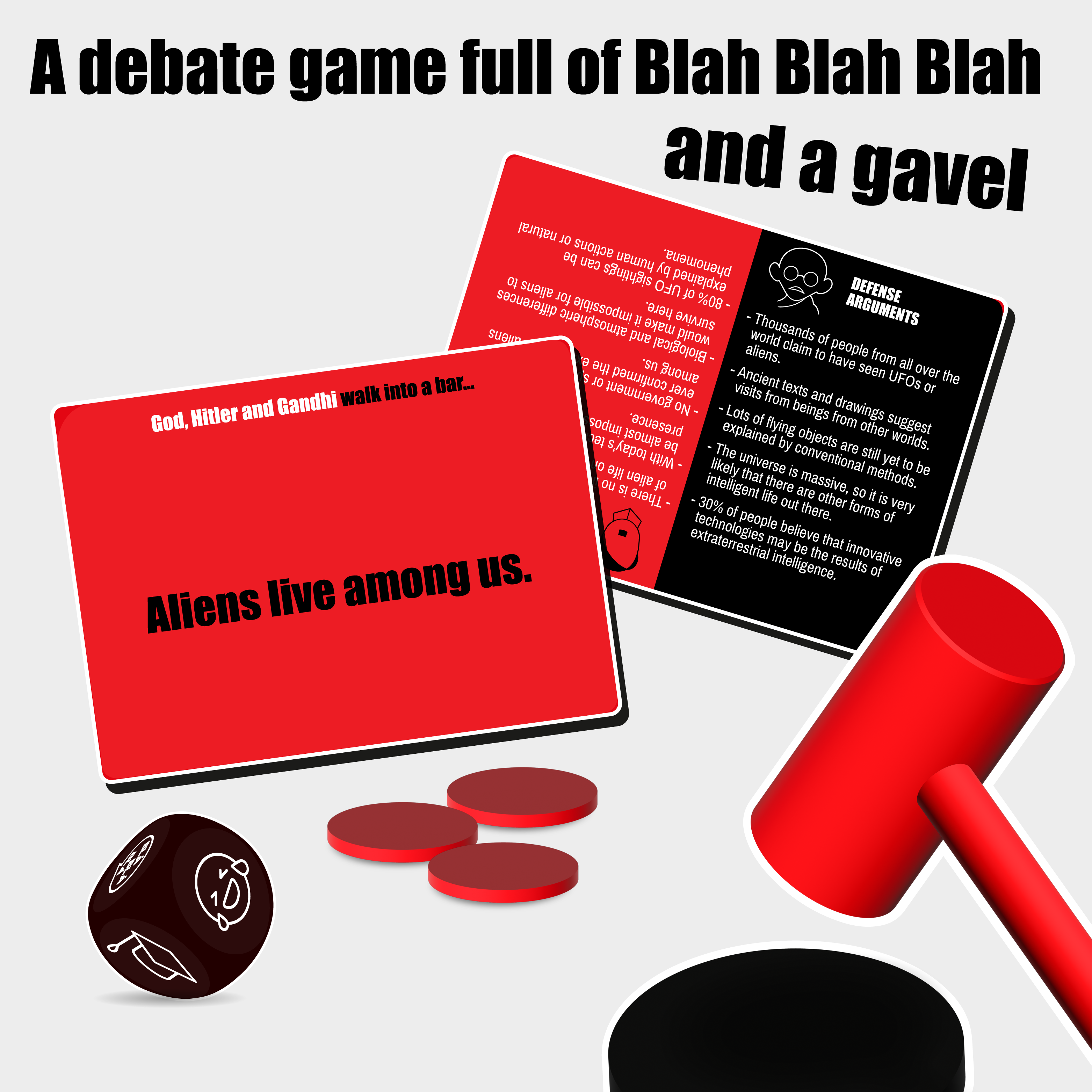 God, Hitler and Gandhi walk into a bar ...