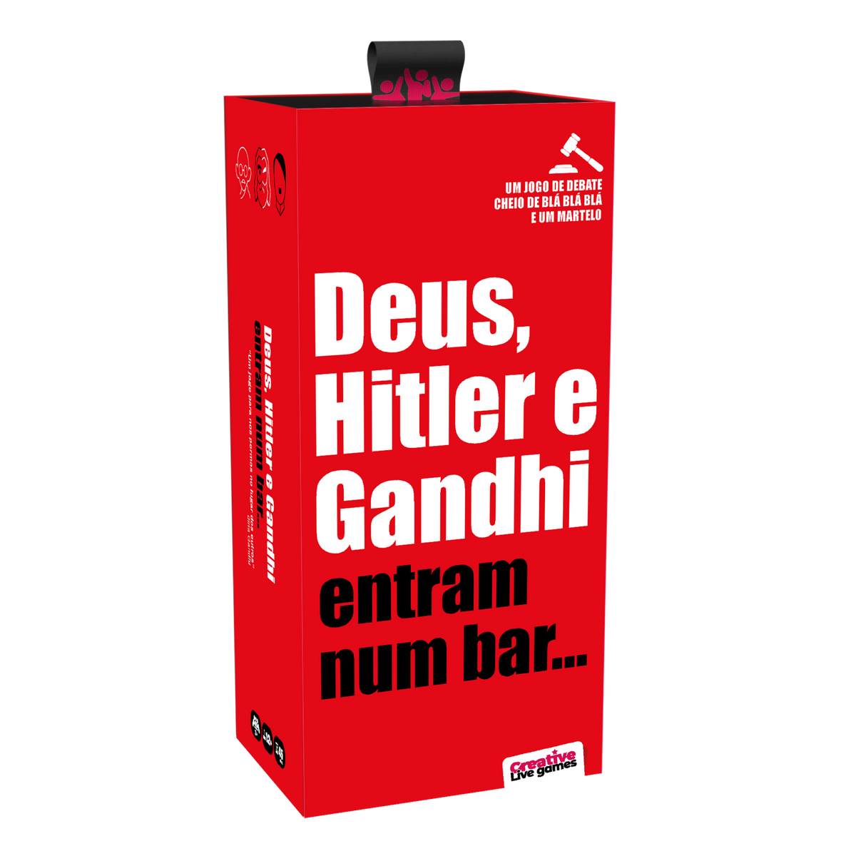 Deus, Hitler e Gandhi entram num bar ...