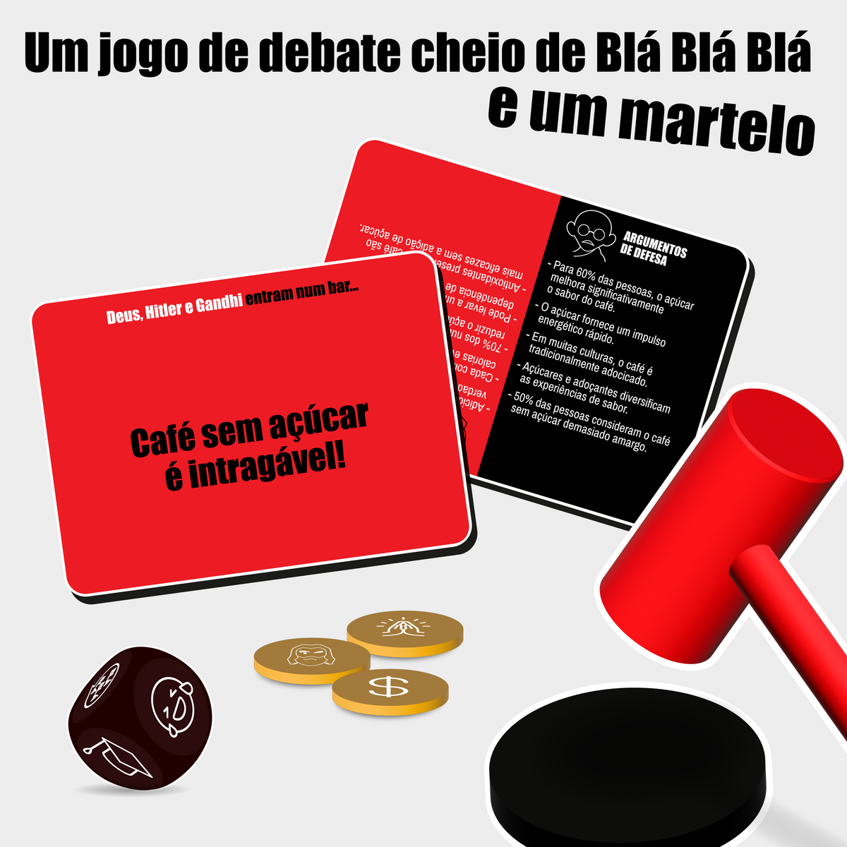 Deus, Hitler e Gandhi entram num bar ...