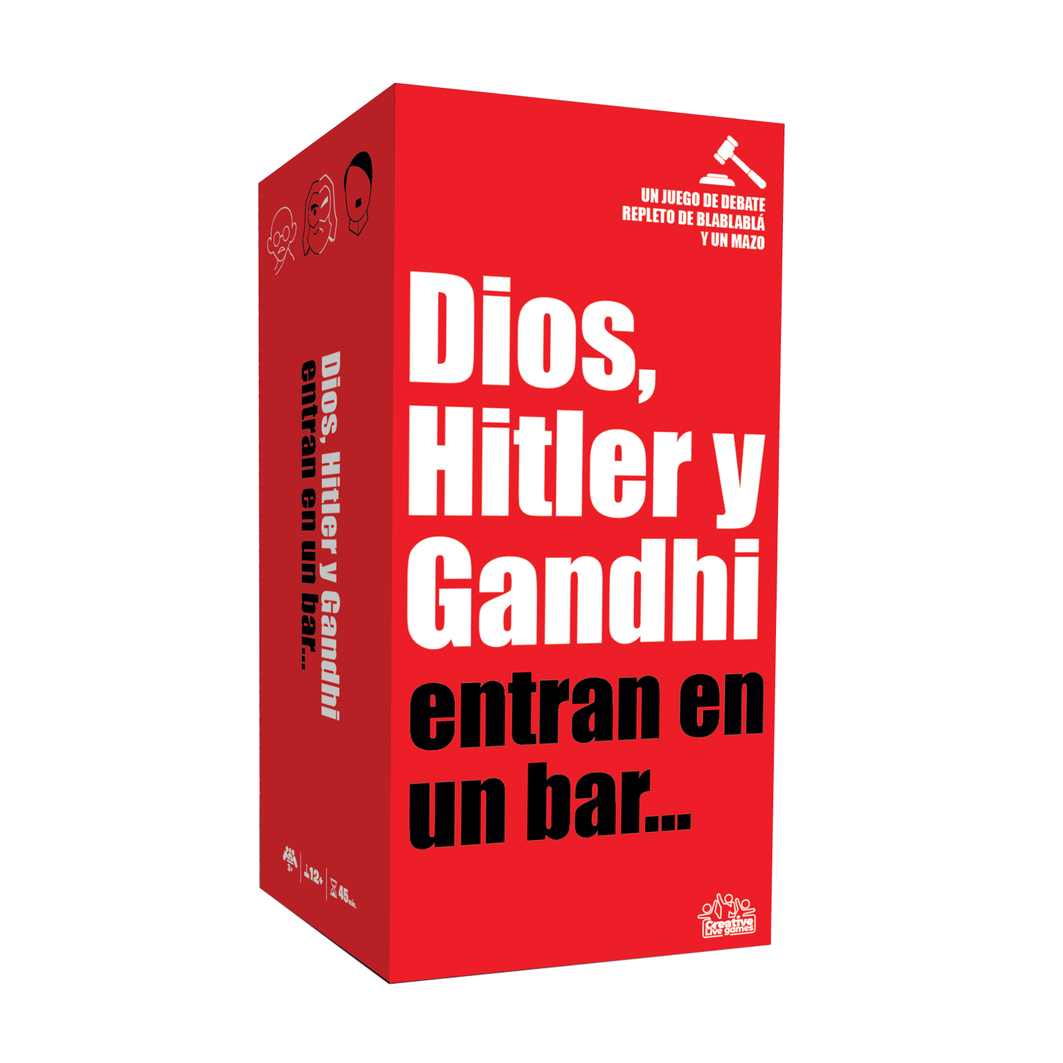 Diós, Hitler y Gandhi entran en un bar... - Creative Live Games