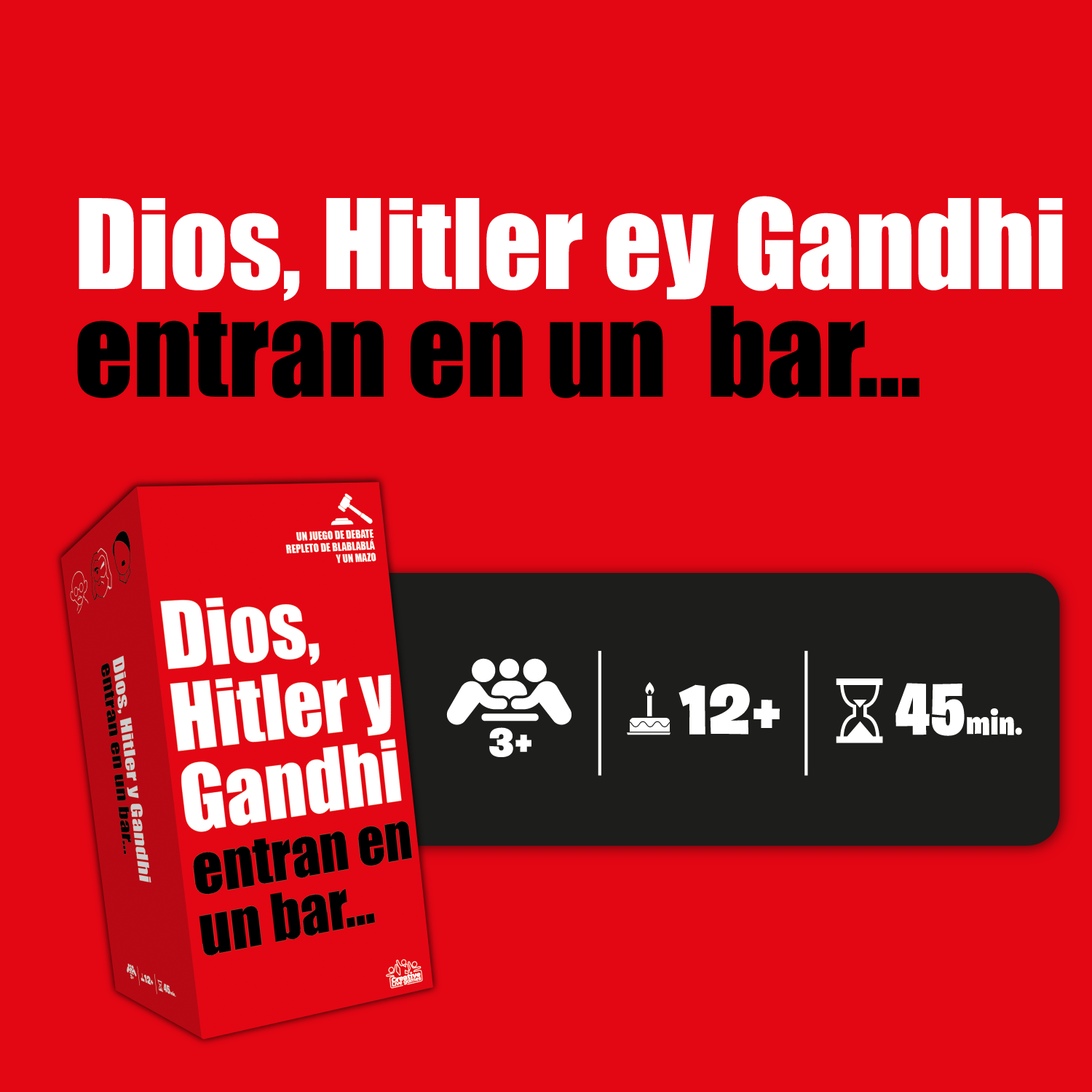Diós, Hitler y Gandhi entran en un bar... - Creative Live Games