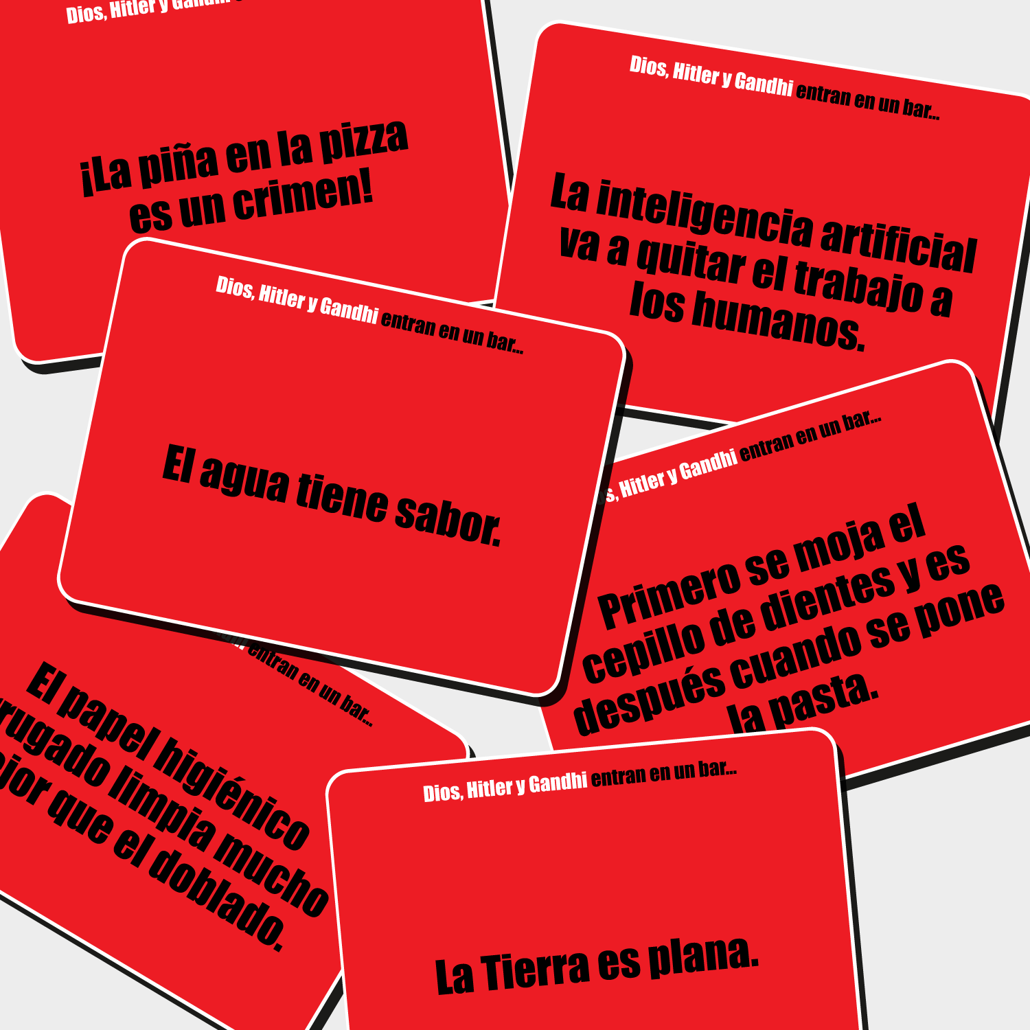 Diós, Hitler y Gandhi entran en un bar... - Creative Live Games