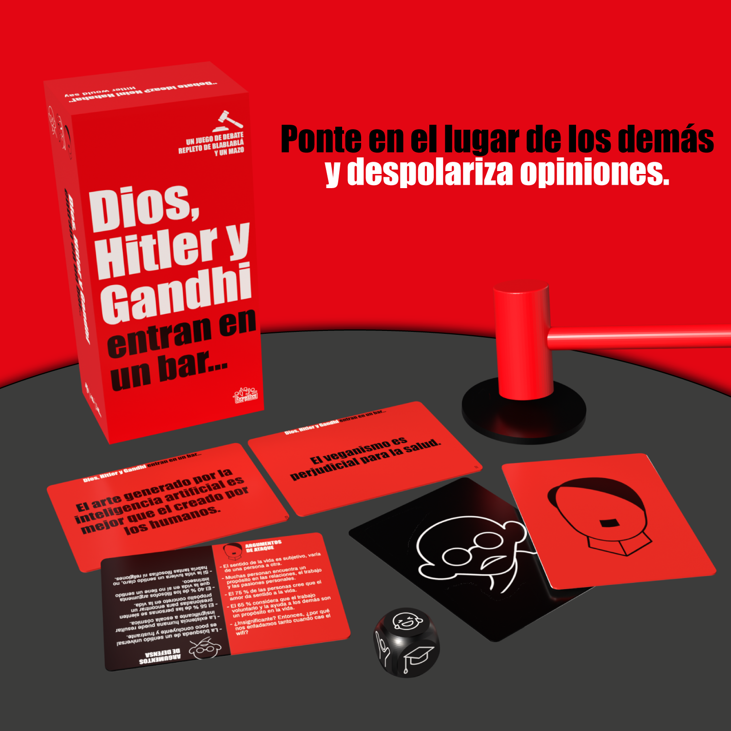 Diós, Hitler y Gandhi entran en un bar... - Creative Live Games