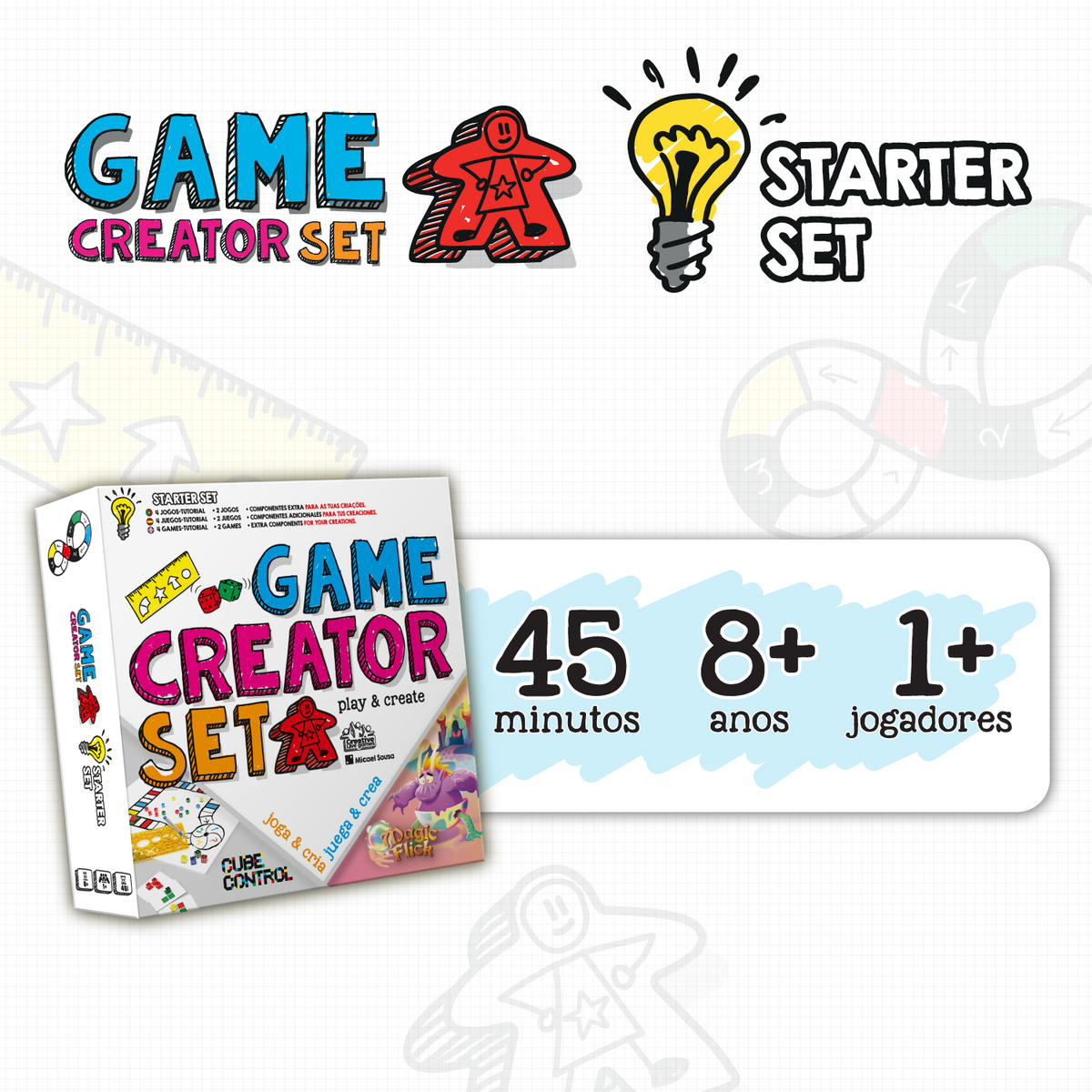 Gamer Creater Game Creator Set - Creative Live Games – Creative Toys Portugal