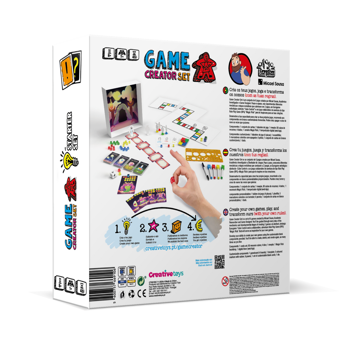 Gamer Creater Game Creator Set - Creative Live Games – Creative Toys Portugal