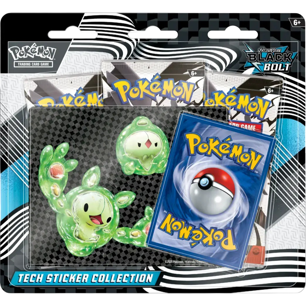Pokémon SV10.5 Black Bolt- Tech Sticker Collection