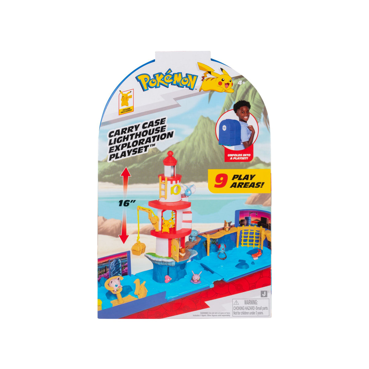 Pokémon Playset Mundo Transformável Farol Horizons