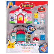Pokémon Squish-A-Longs – Centro Pokémon com 4 Figuras