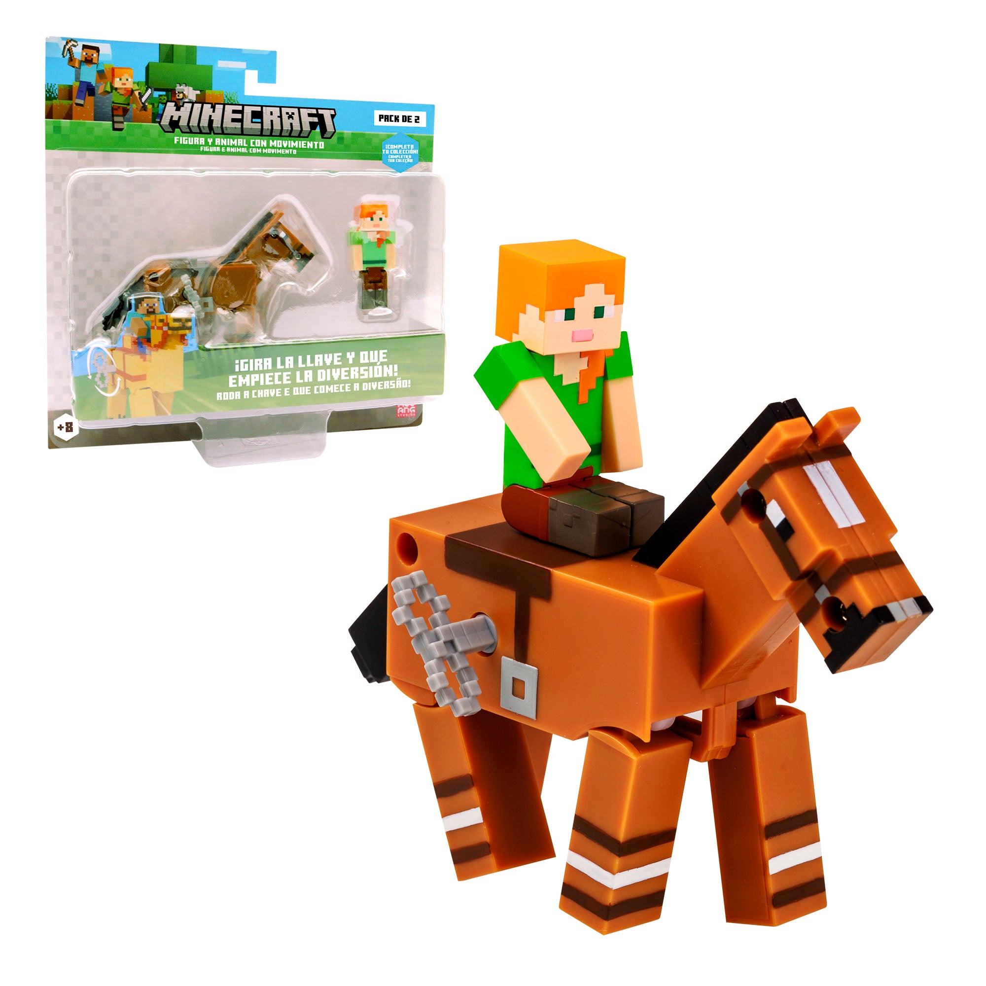 Minecraft - Figura e Animal com Movimento
