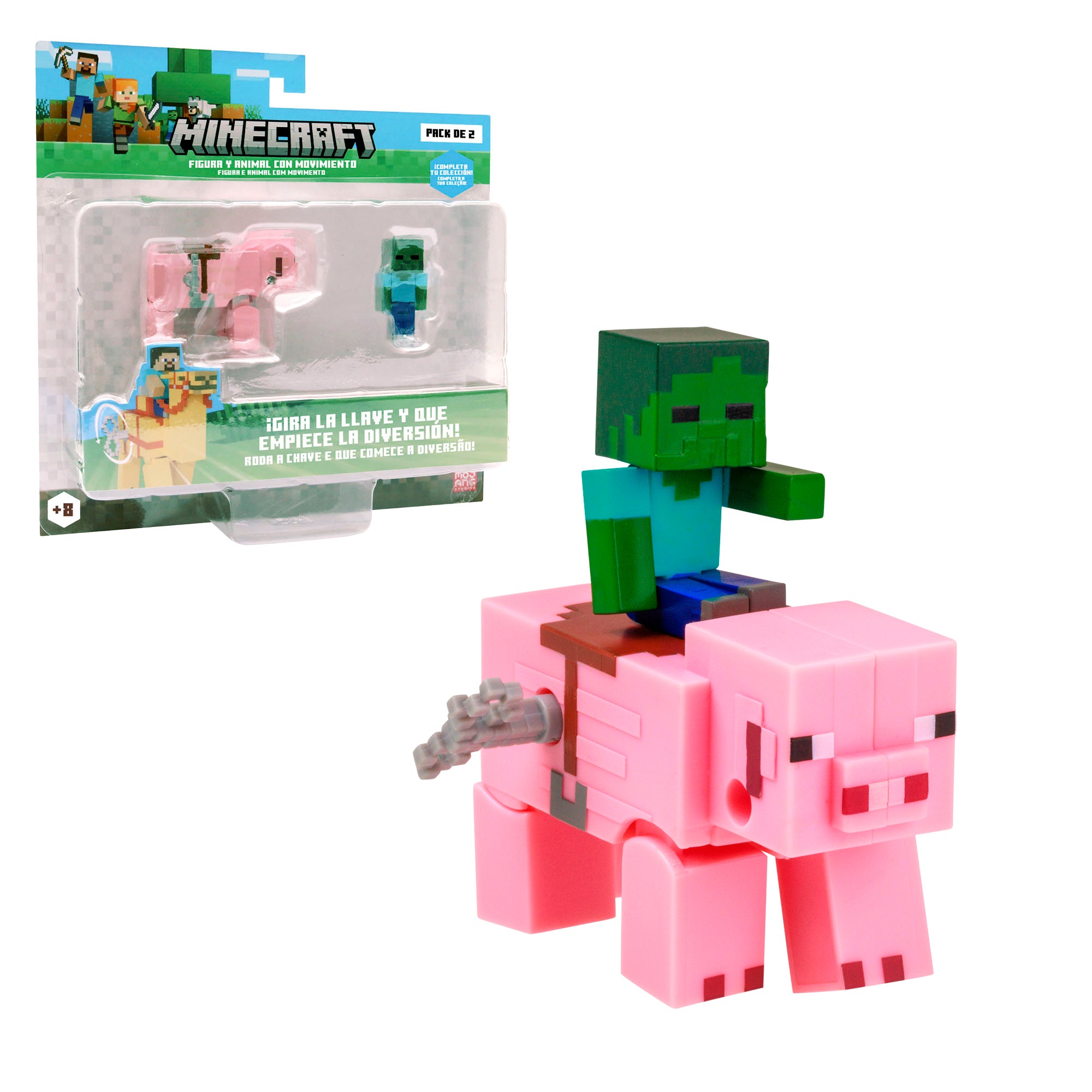 Minecraft - Figura e Animal com Movimento