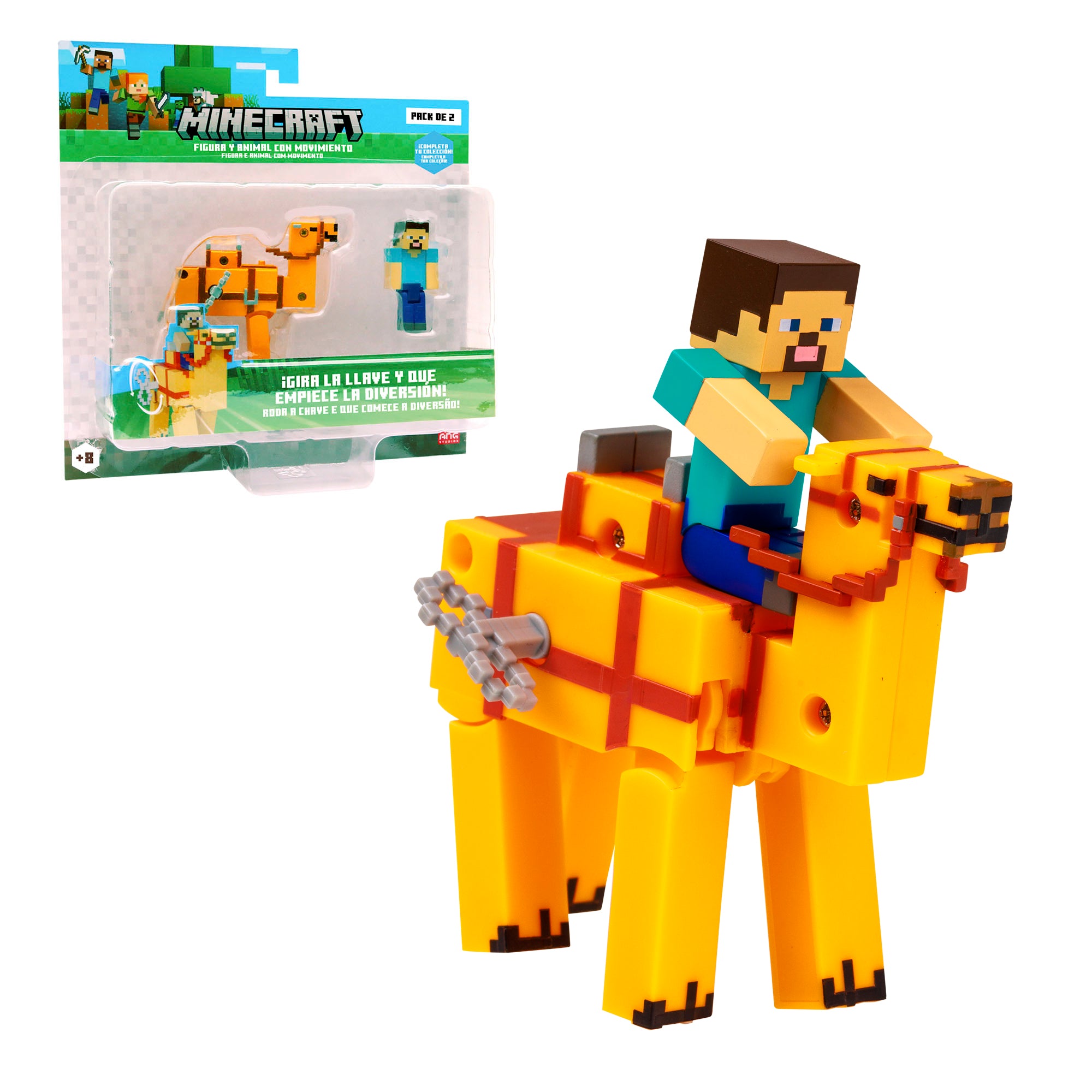 Minecraft - Figura e Animal com Movimento