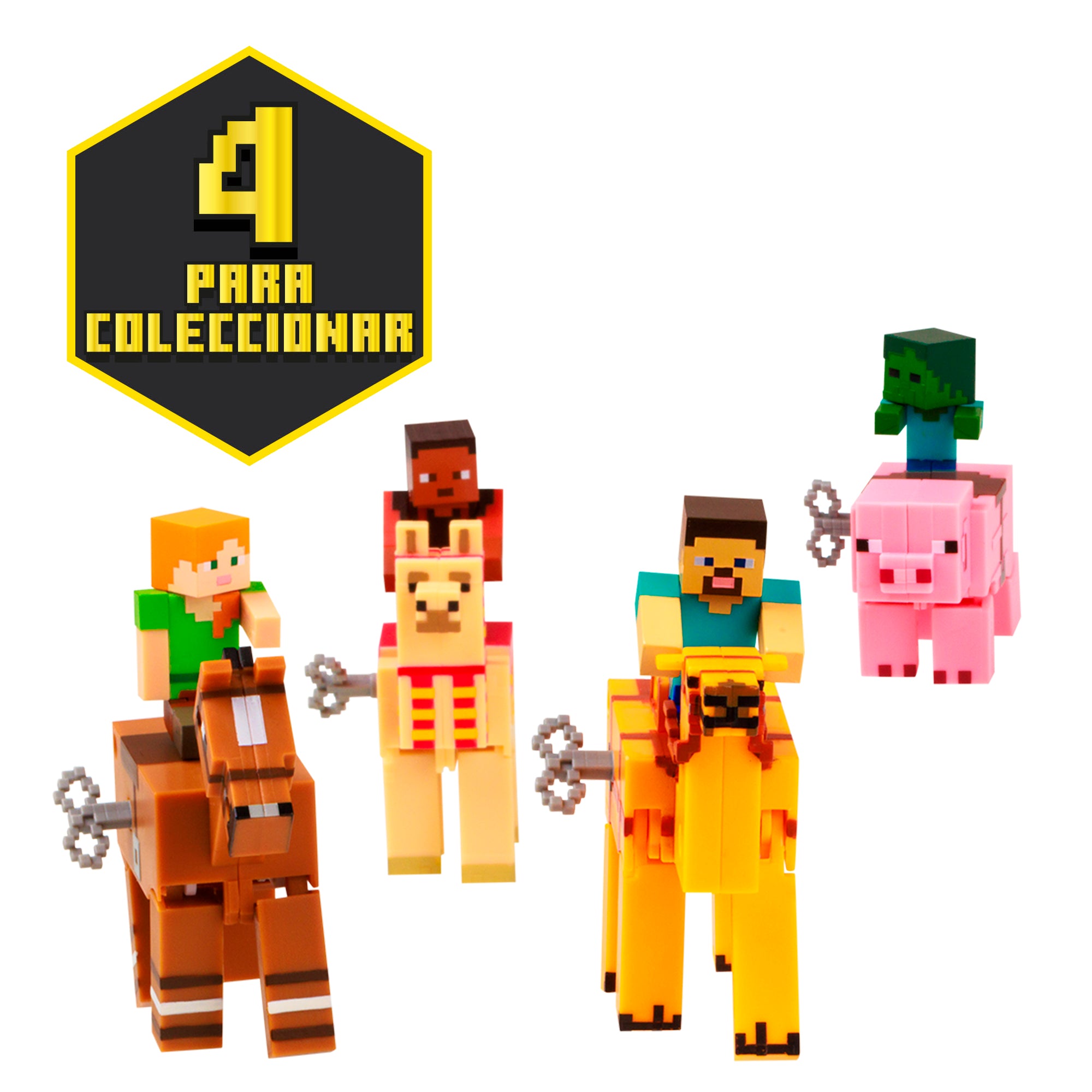 Minecraft - Figura e Animal com Movimento