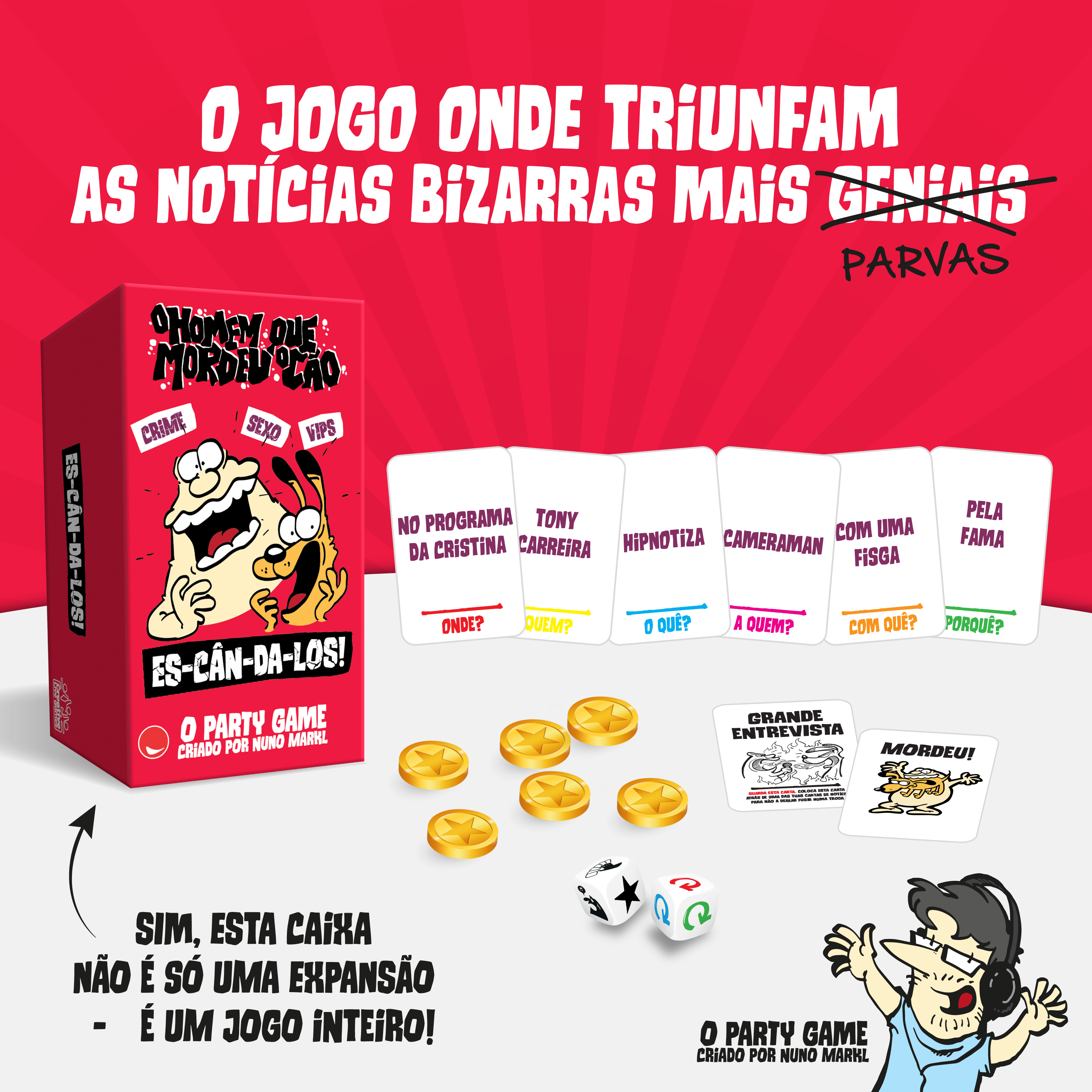 El hombre que mordió al perro - Escándalos - Juegos creativos en vivo