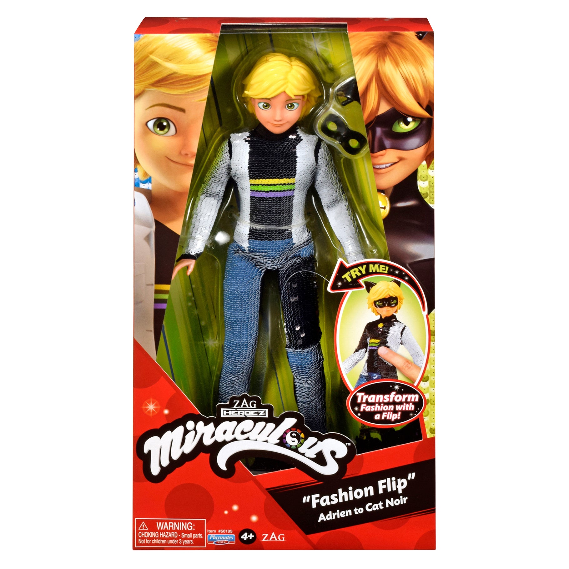 Ladybug - Cat Noir Convertible Doll