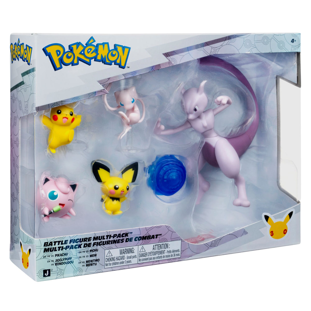 30TH Aniversário Pokémon - Multipack 5 Figuras