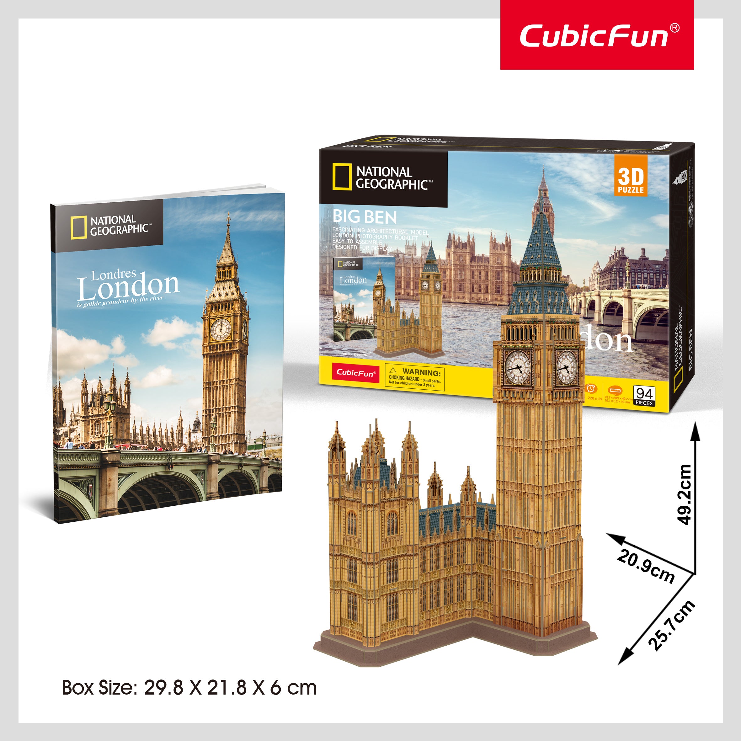3D Puzzle - Nat Geo Big Ben 117 pcs