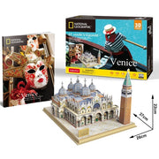 3D Jigsaw Puzzle - NatGeo St. Mark's Square 107pcs
