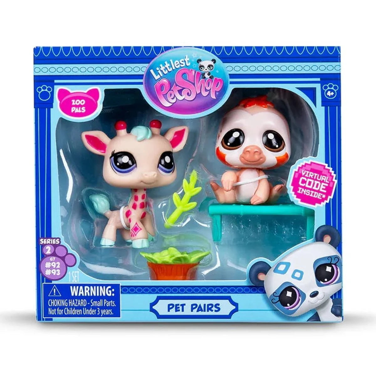 Littlest Pet Shop - Pack de 2 Mascotes - Figuras #92 e #93