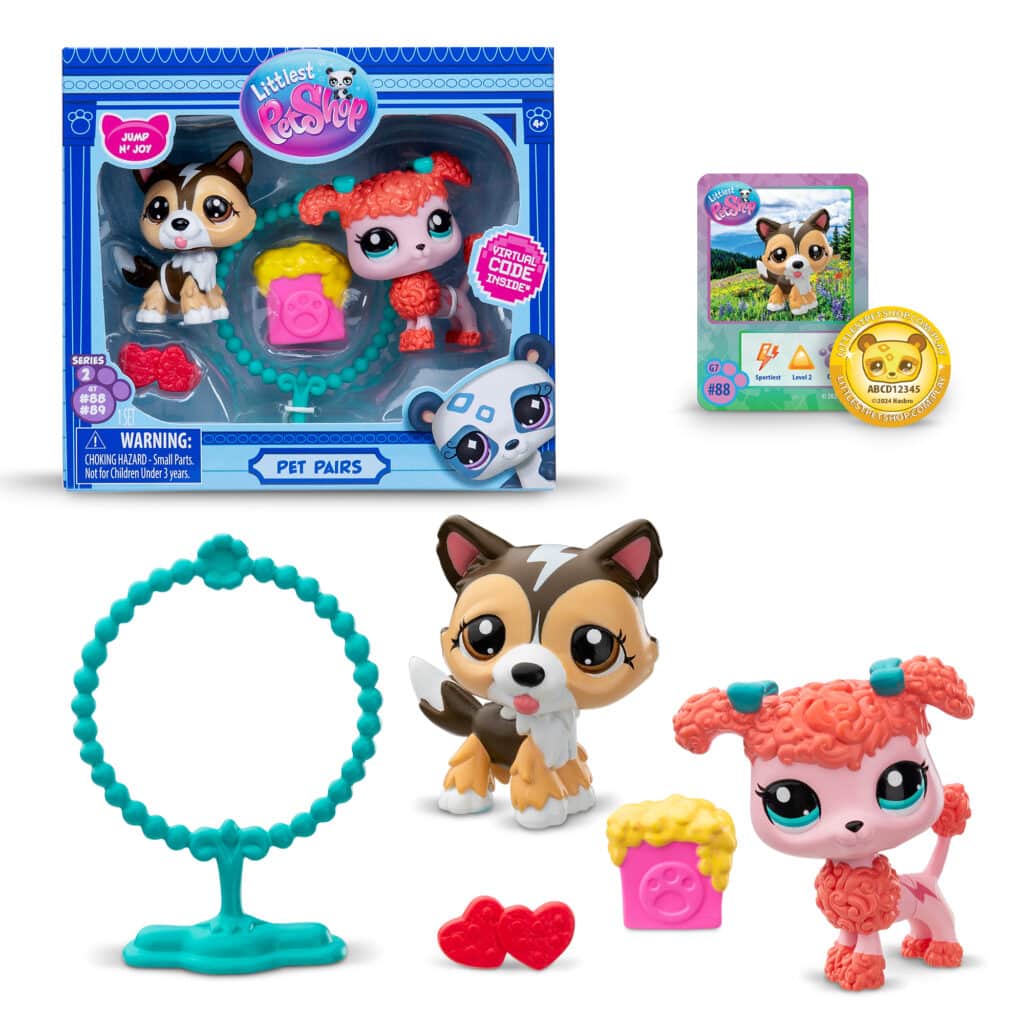 Littlest Pet Shop - Pack de 2 Mascotes - Figuras #88 e #89