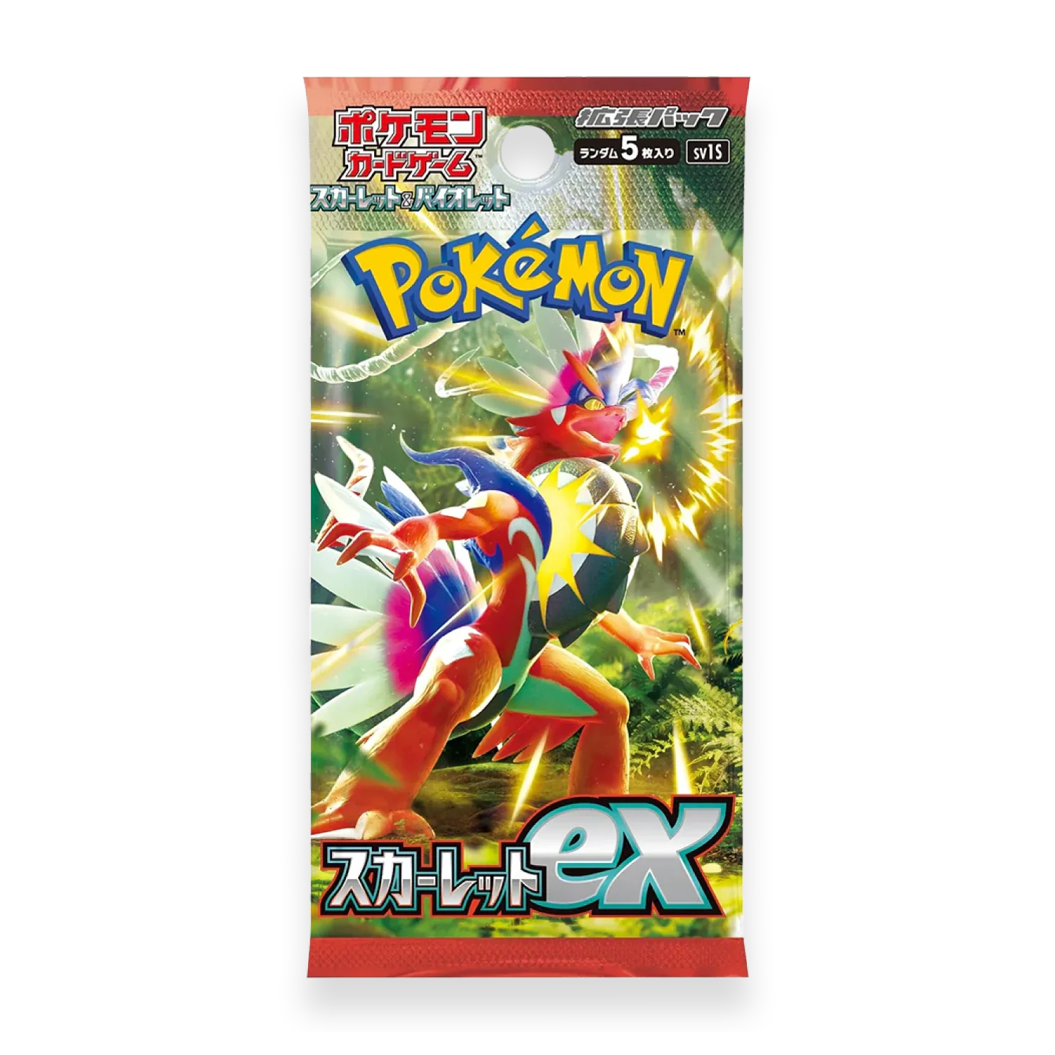 Booster Pokémon Scarlet Ex Pack - Versão Japonesa
