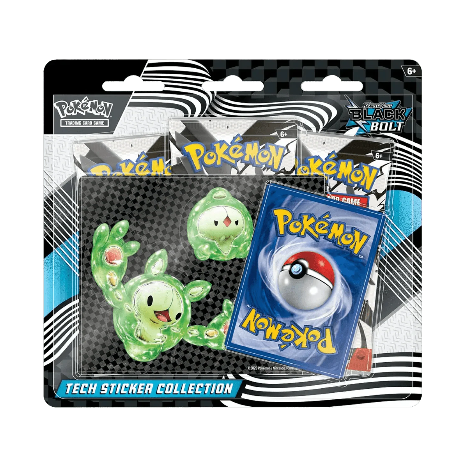 Pokémon SV10.5 Black Bolt- Tech Sticker Collection