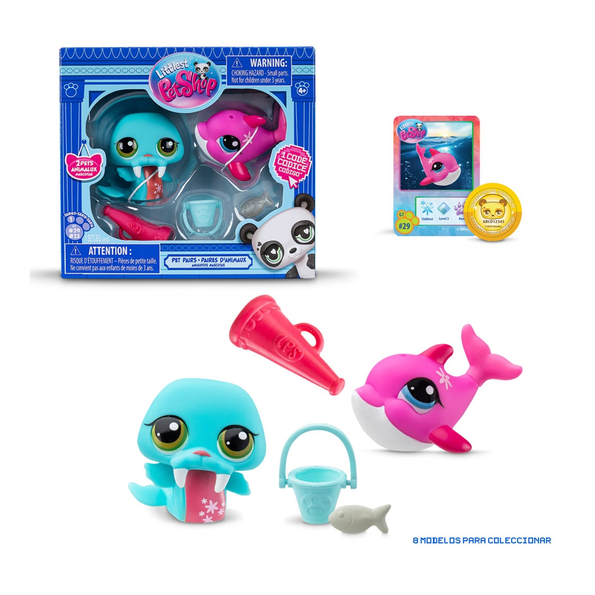 Littlest Pet Shop - Pack de 2 Mascotes - Figuras #29 e #33