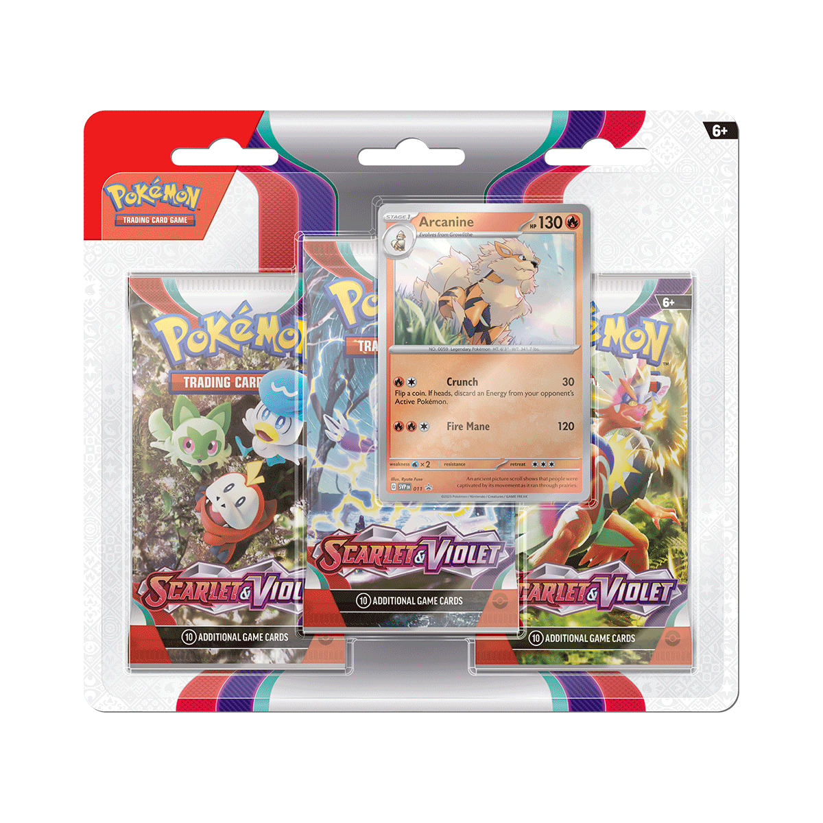 Pokémon 3 Pack - Scarlet & Violet 01