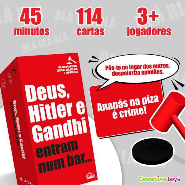 Deus Hittler and Gandhi