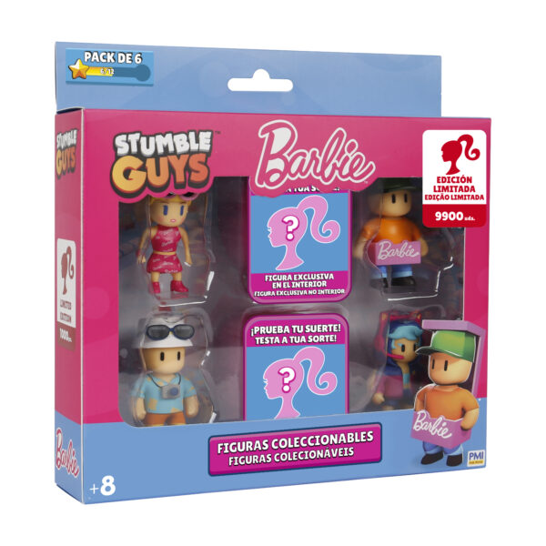 Pack de 6 Deluxe - Stumble Guys X Barbie