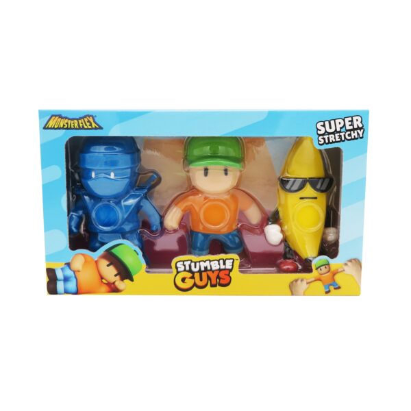 64390005 MONSTERFLEX STUMBLE GUYS PACK DE 3
