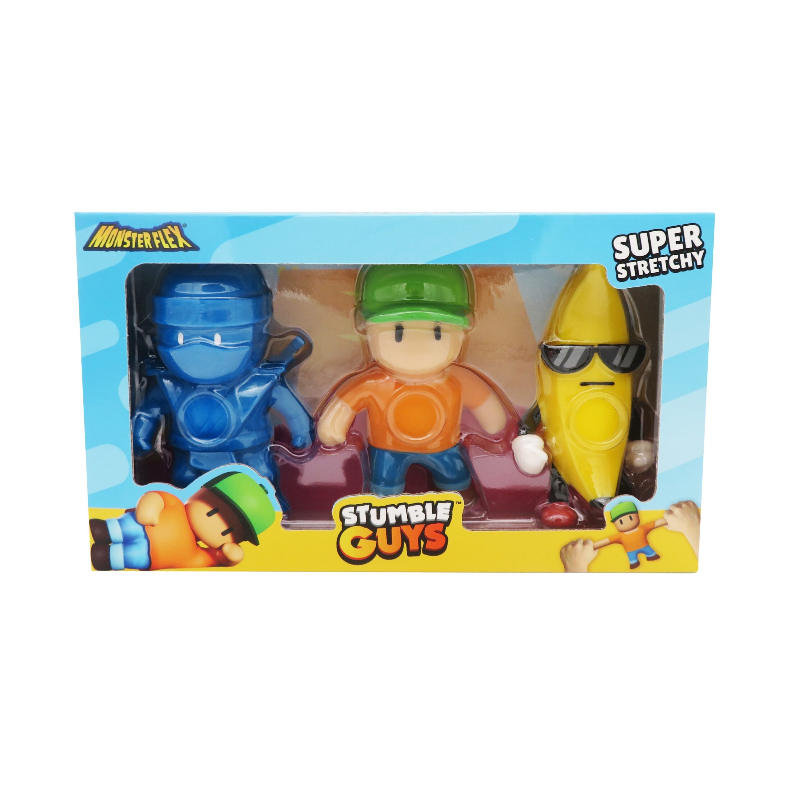 64390005 MONSTERFLEX STUMBLE GUYS PACK DE 3