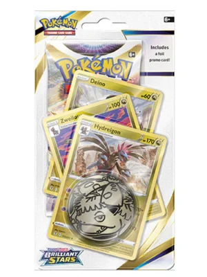 Pokémon TCG: Sword & Shield 9 Brilliant Stars Premium Checklane Blister