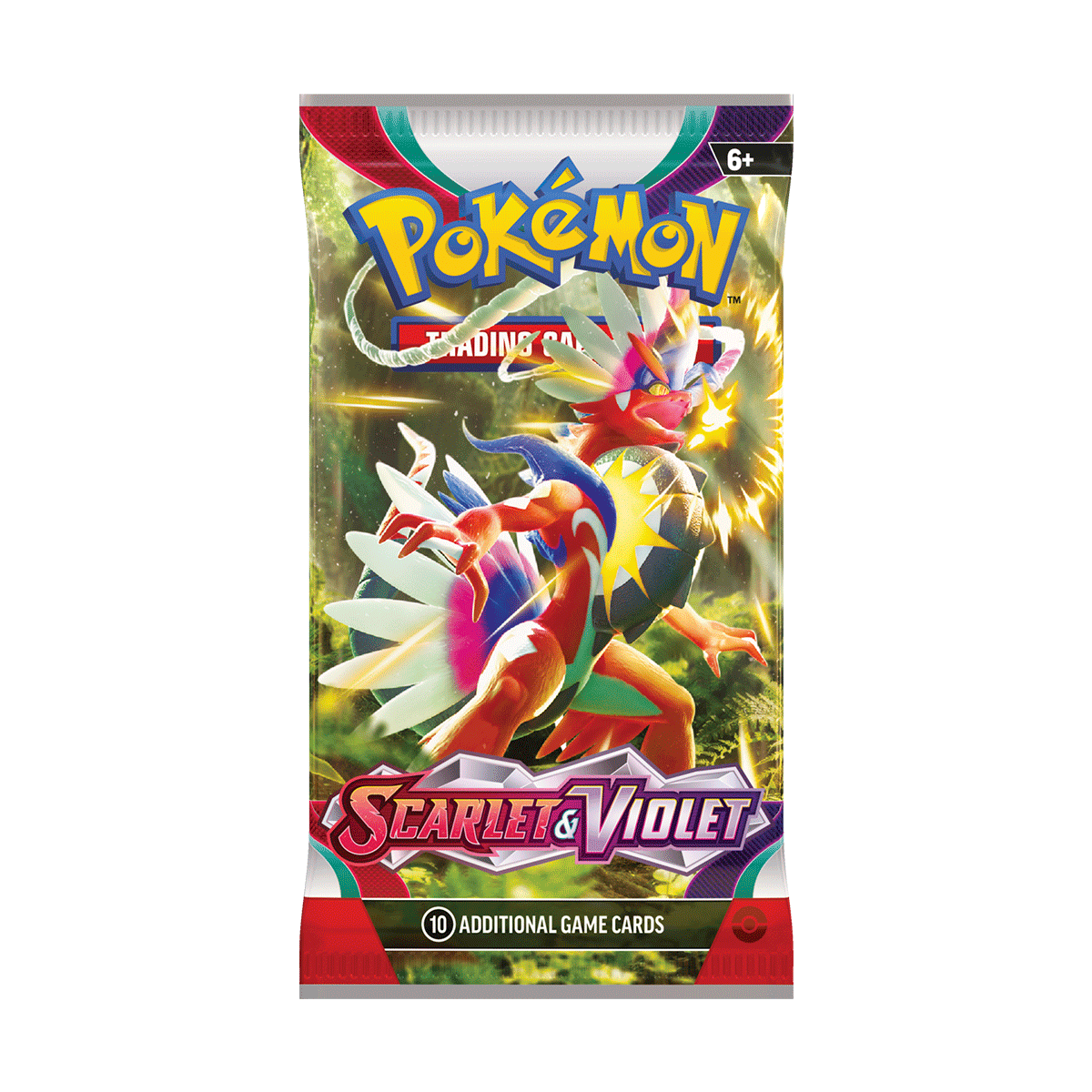 Continua a fazer crescer a tua coleção de Pokémon TCG com o Booster Scalet and Violet e 10 novas cartas.